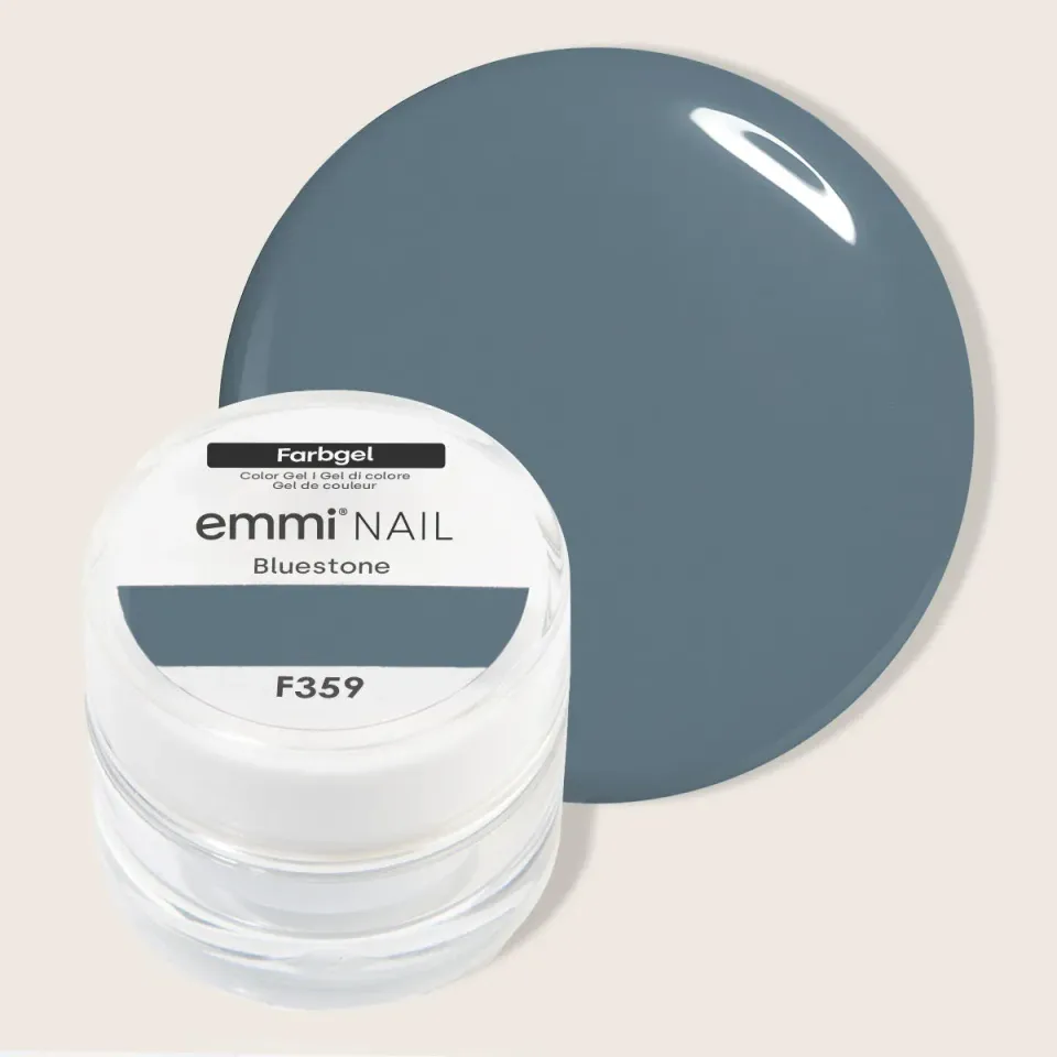 Emmi-Nail Farbgel Bluestone F359 farvegel 5ml blågrå
