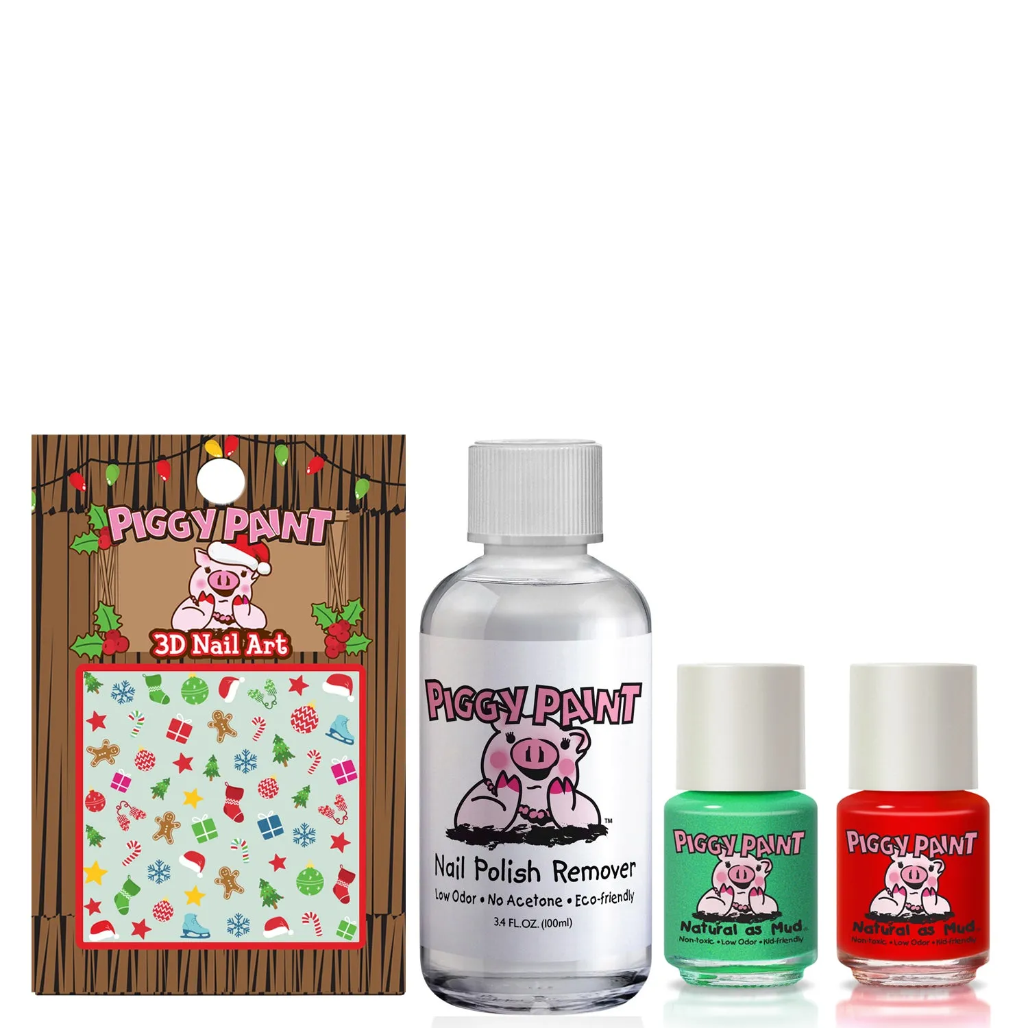 Piggy Paint Oh Holly Jolly neglelak sæt 2 stk jul