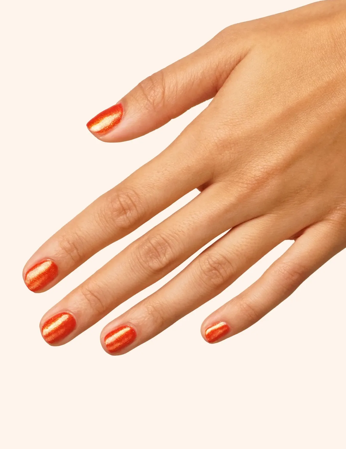 Le Mini Macaron Lucky Red gellak 8,5 ml rød glitter