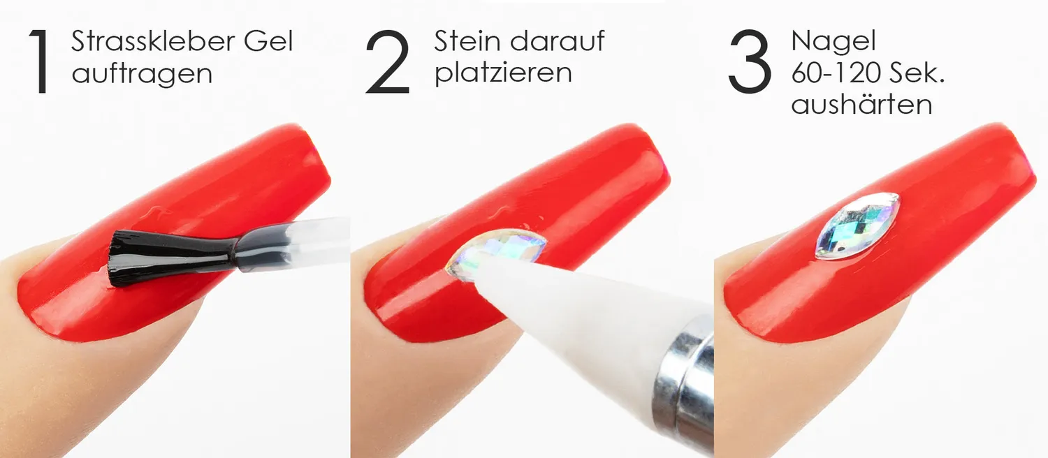 Emmi-Nail Strasskleber neglelim gel 5ml til sten