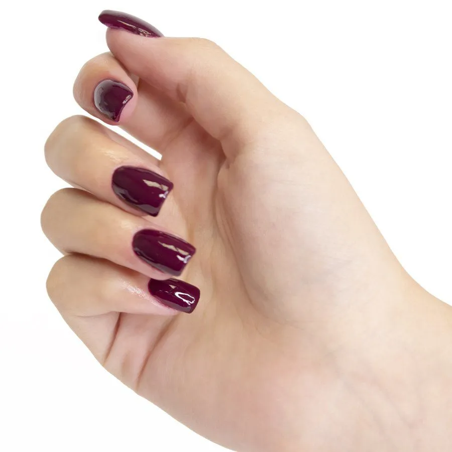 Evolution Gel PRETTY GEL ON-OFF GEL POLISH gel polish mørk bordeaux