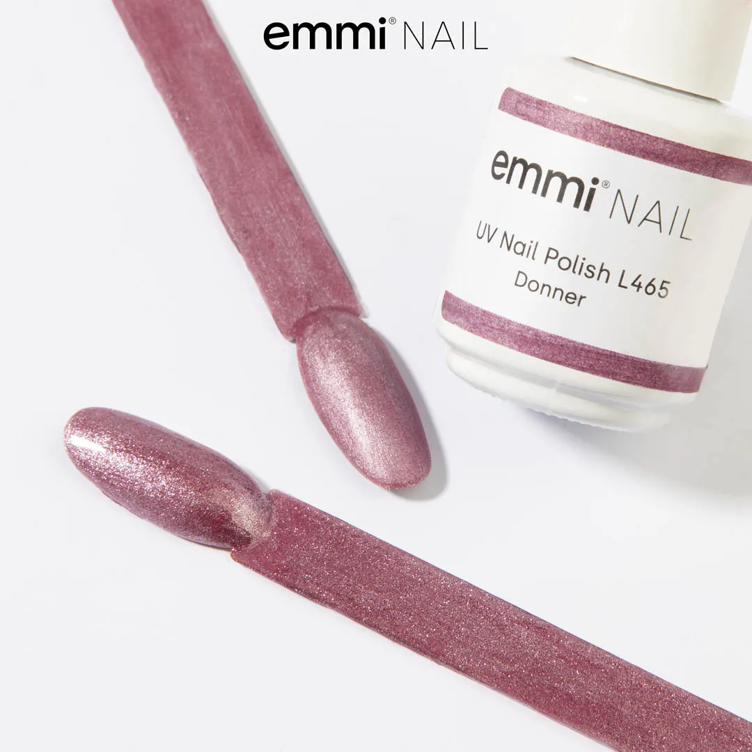 Emmi-Nail Shellac Donner L465 UV-lak 15 ml med glimmer