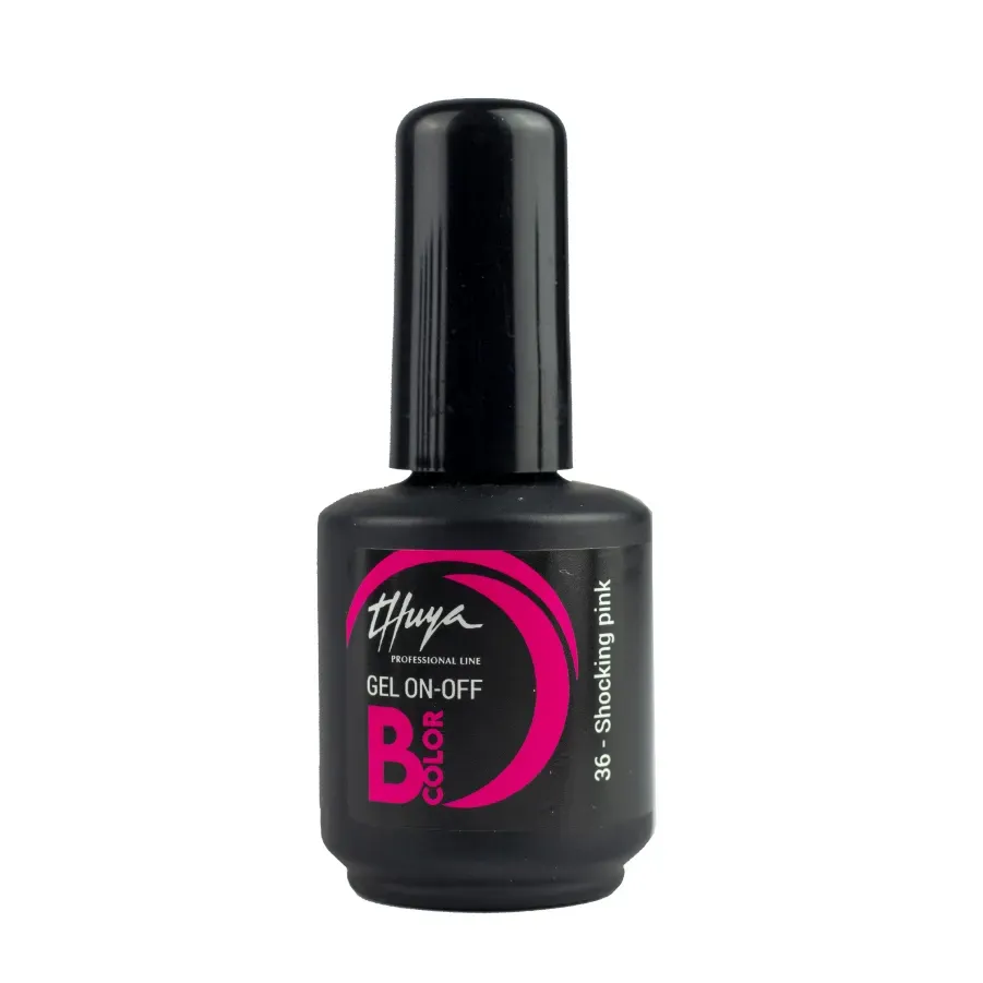 Evolution Gel B-Color Shocking Pink gel neglelak fluorescerende pink