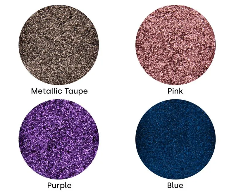 Emmi-Nail Mirror Chrome Powder neglepulver 4-pak spejl