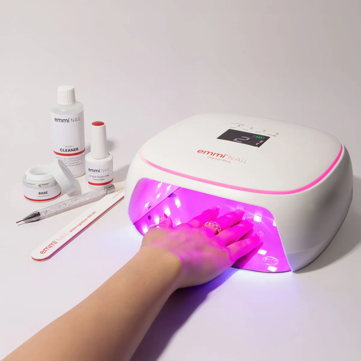 Emmi-Nail Digital Plus LED neglelampe med akku