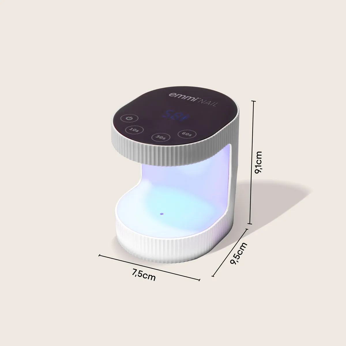 Emmi-Nail Shine2Go Shellac rejsesæt med LED-lampe