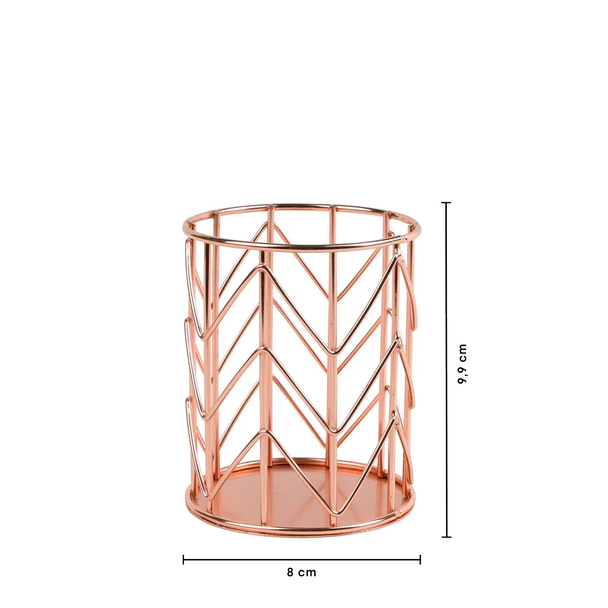 Emmi-Nail Feilen- & Pinsel-Halter organizer roséguld 9,9 cm