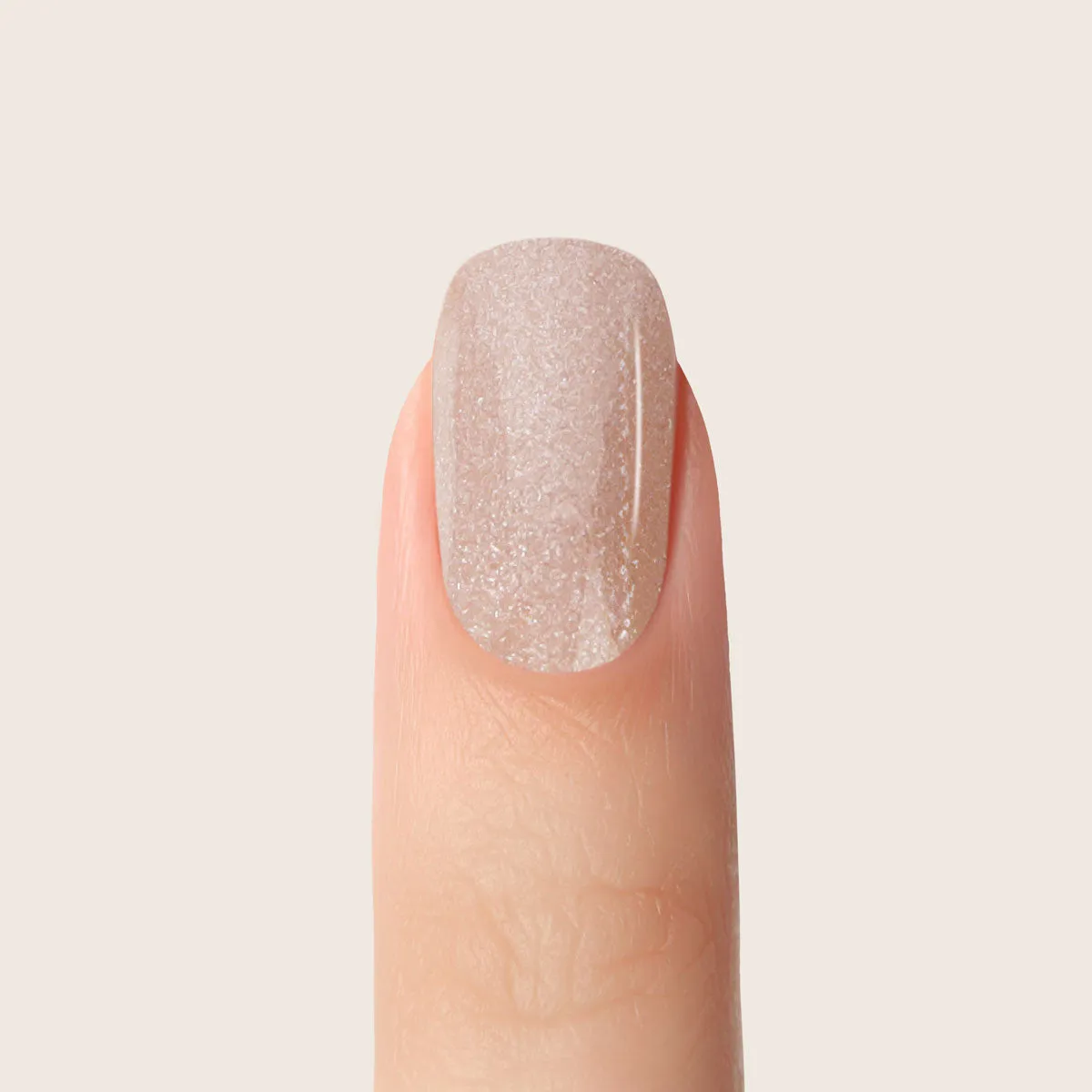 Emmi-Nail Nude Glimmer F019 farvegel 5 ml beige glitter