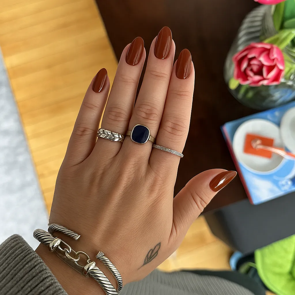 Emmi Shellac Vintage Brown L106 UV-lak 15 ml brun