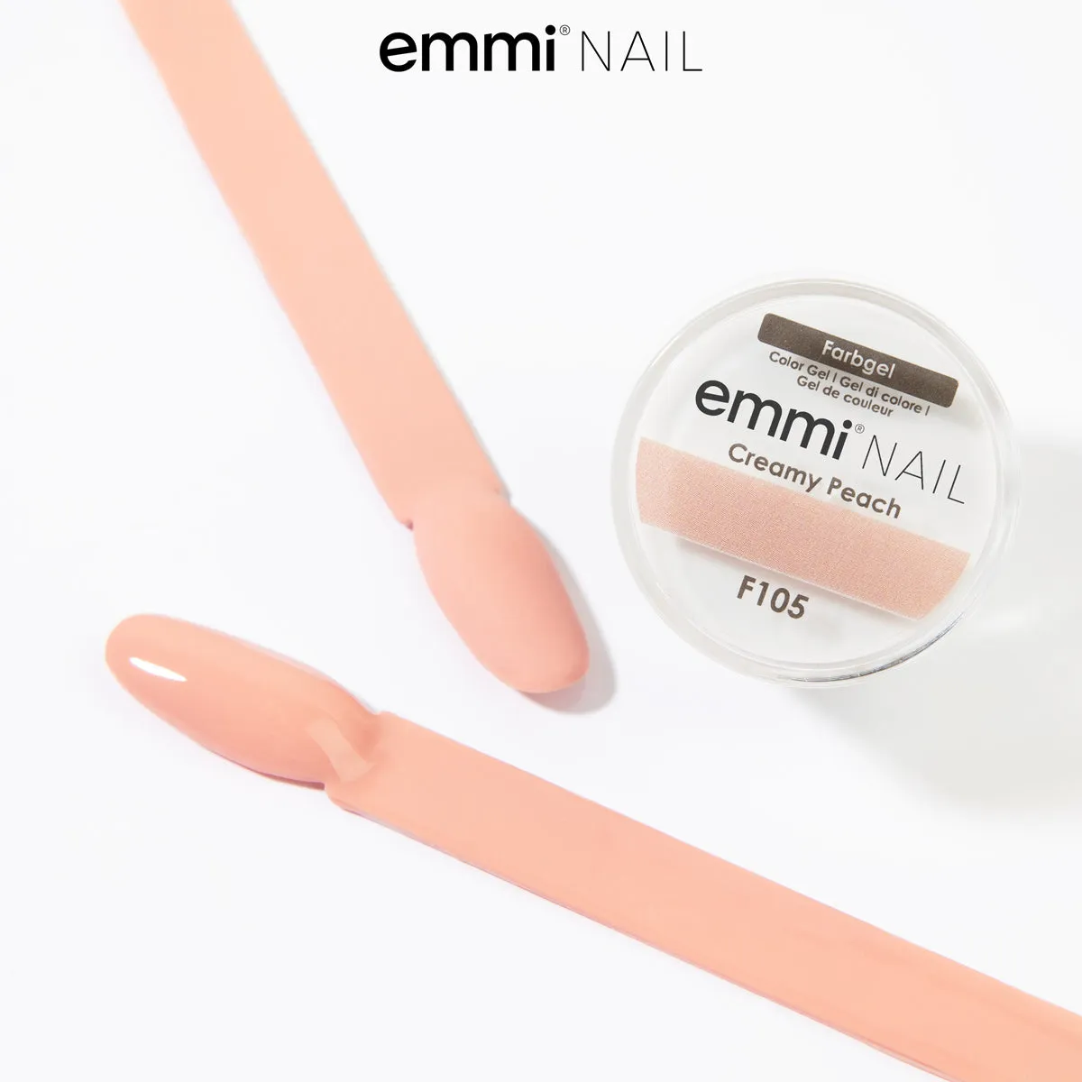 Emmi-Nail Farbgel Creamy Peach F105 farvegel 5 ml TPO-fri