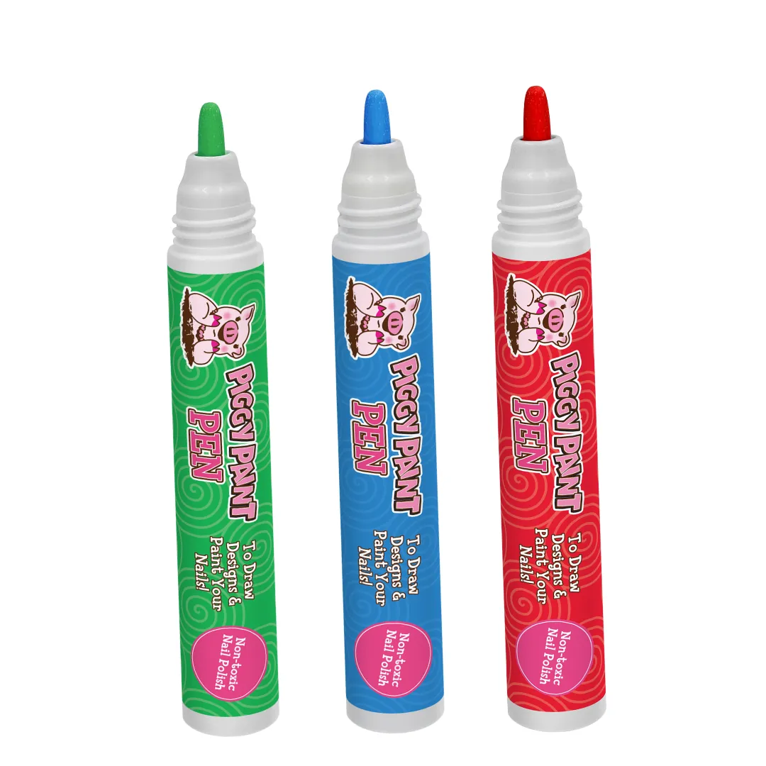 Piggy Paint Bright Bunch neglelakpenne 3 stk til børn