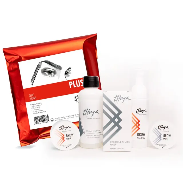 Evolution Gel Brows Plus brynkit med farve og fix