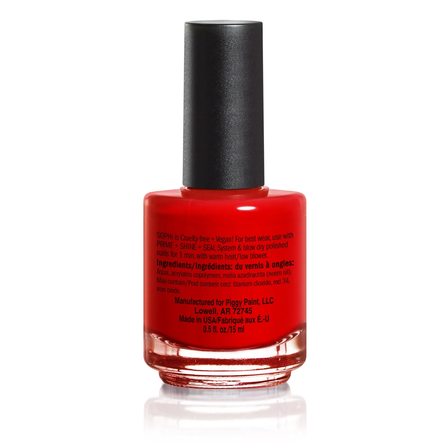 Piggy Paint SOPHi Red Bottom Stilettos neglelak mat rød 15 ml