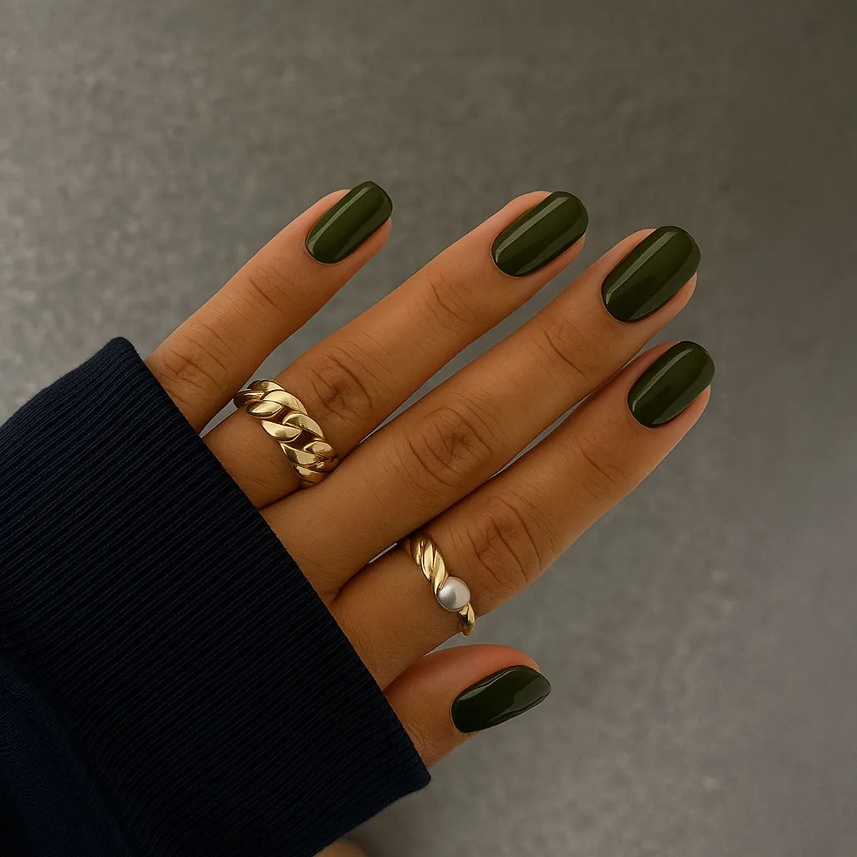 Emmi-Nail Hot Khaki F010 farvegel 5ml vegansk grøn
