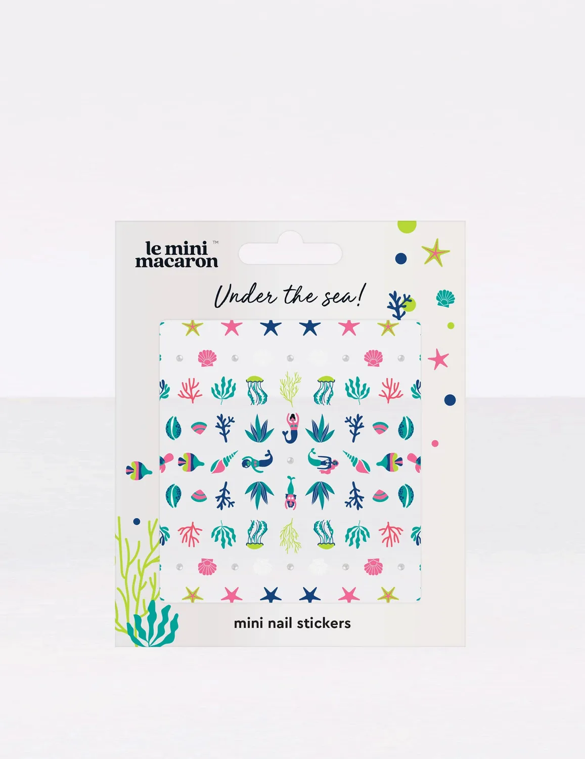 Le Mini Macaron Mini Nail Stickers negleklistermærker 1 ark