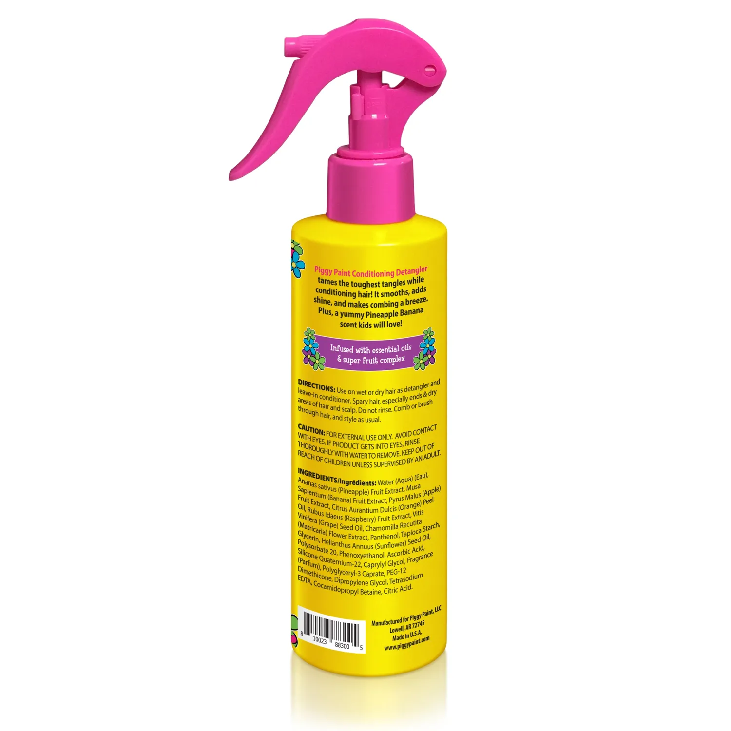 Piggy Paint Tropical Twist balsamspray 2-pak ananas