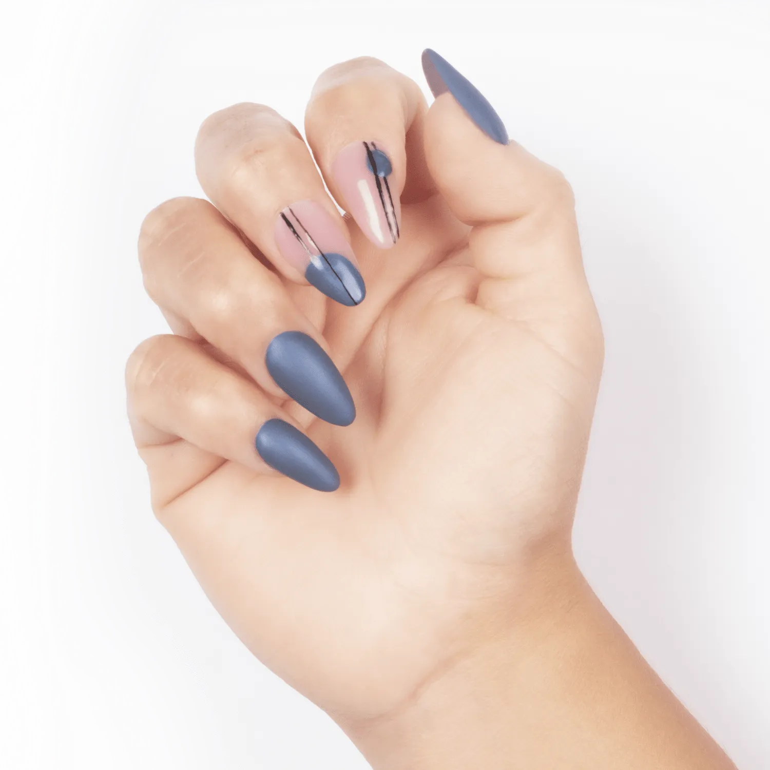 Evolution Gel On-Off Steel Blue geleneglelak stålblå
