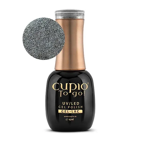 Cupio To Go Gold Holo's Grey Star gellak 15ml glitter
