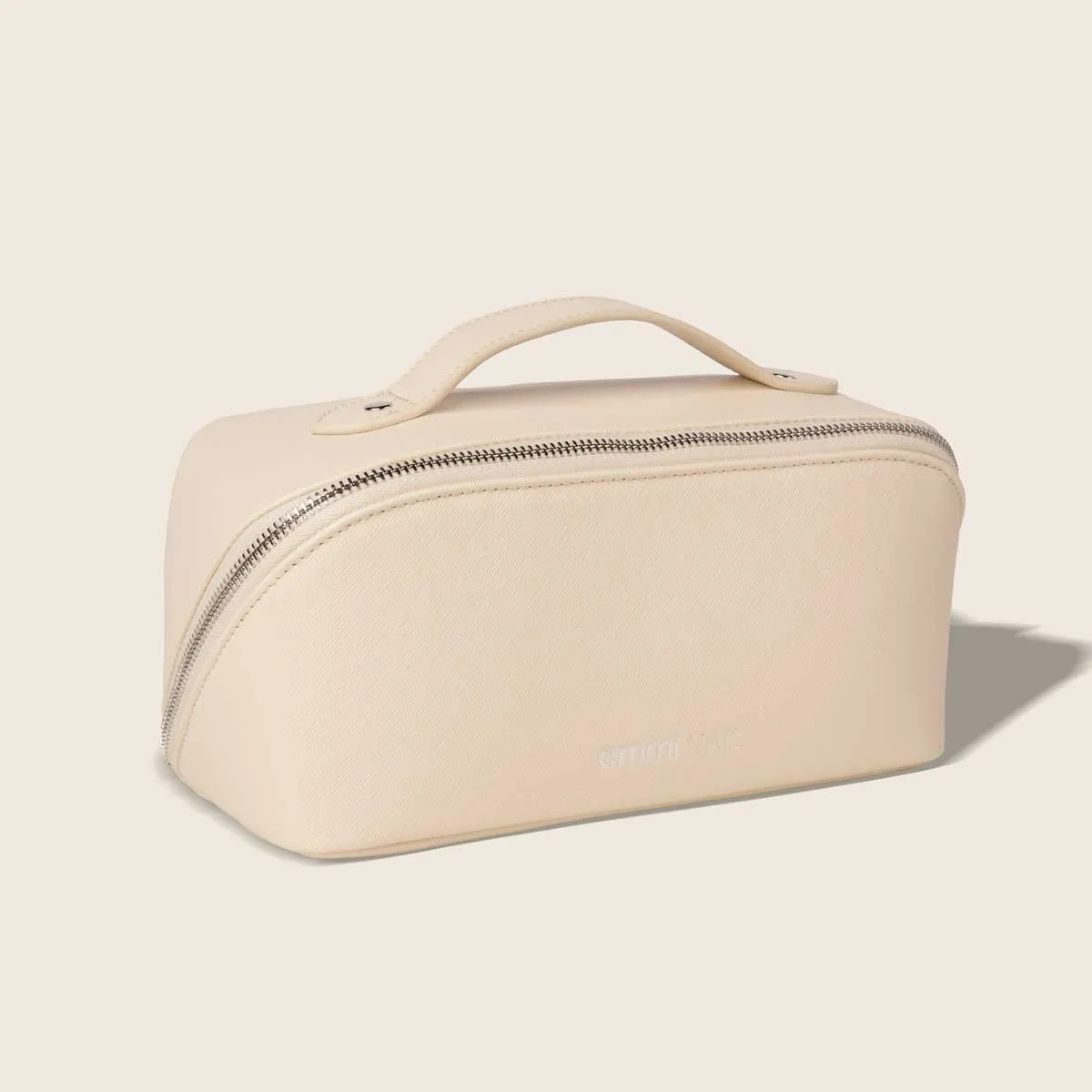 Emmi-Nail Beauty Bag Beige toilettaske kunstlæder