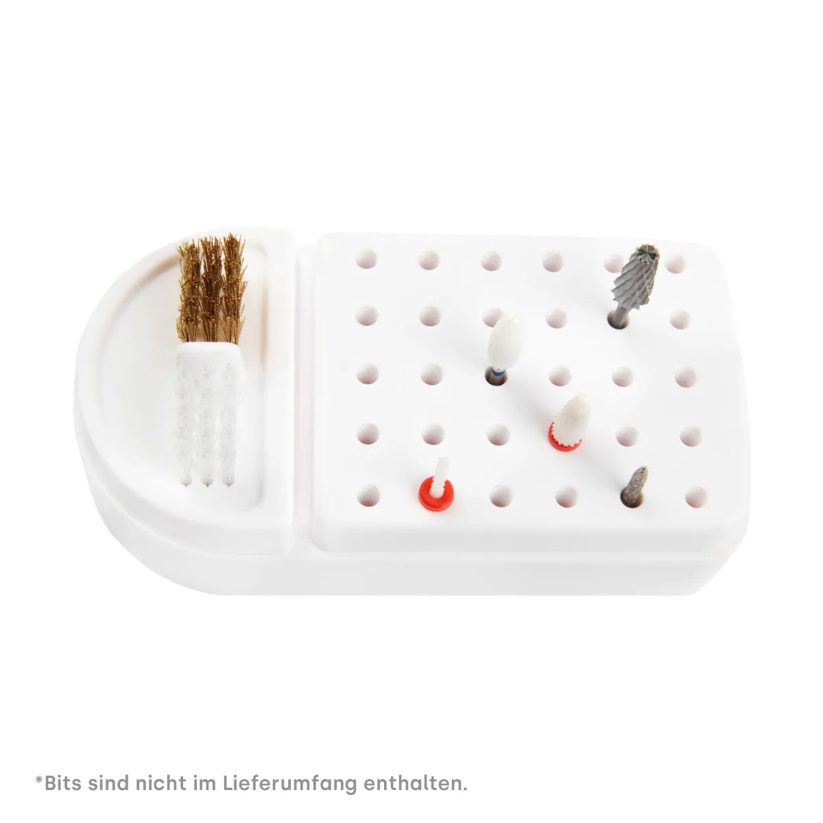 Emmi-Nail Bitholder opbevaringsboks 30 huller akryl
