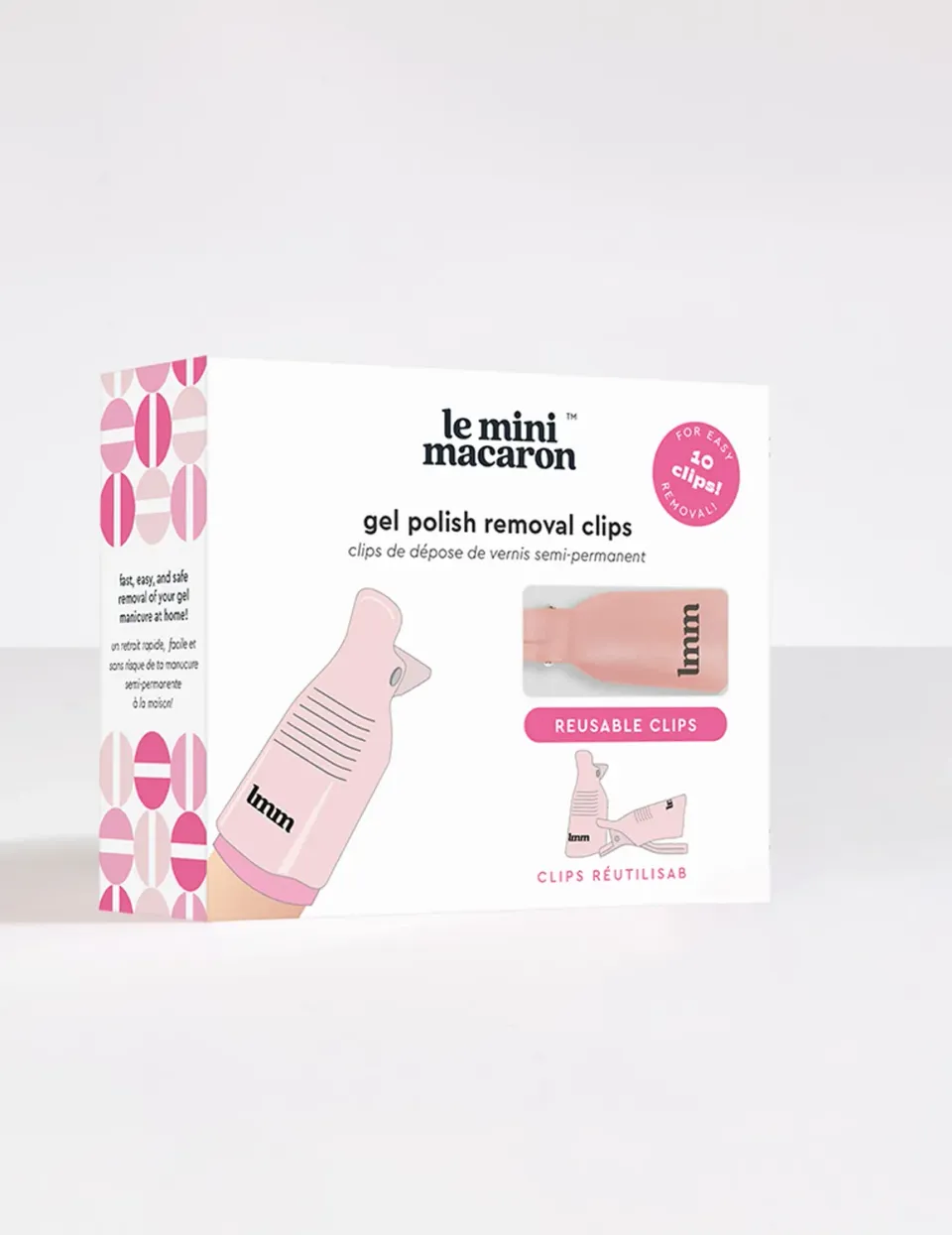 Le Mini Macaron Removal Clips til gellak - 10 stk