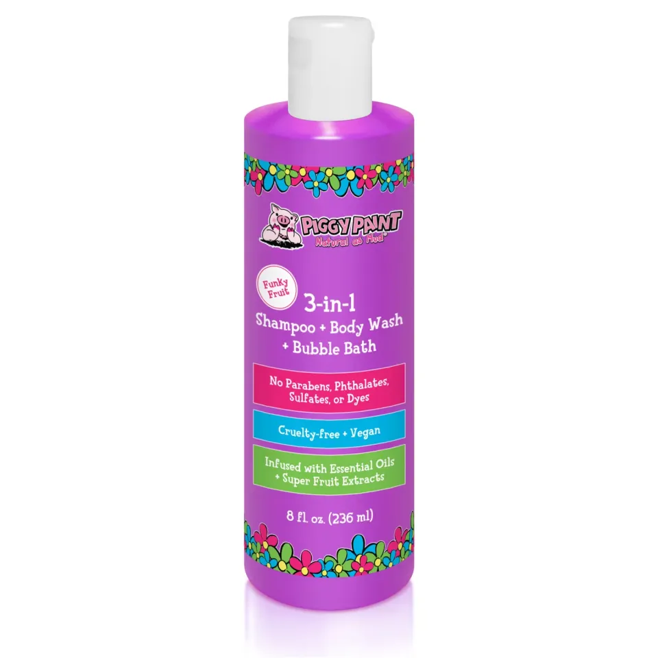 Piggy Paint 3-i-1 børneshampoo Funky Fruit sensitiv hud