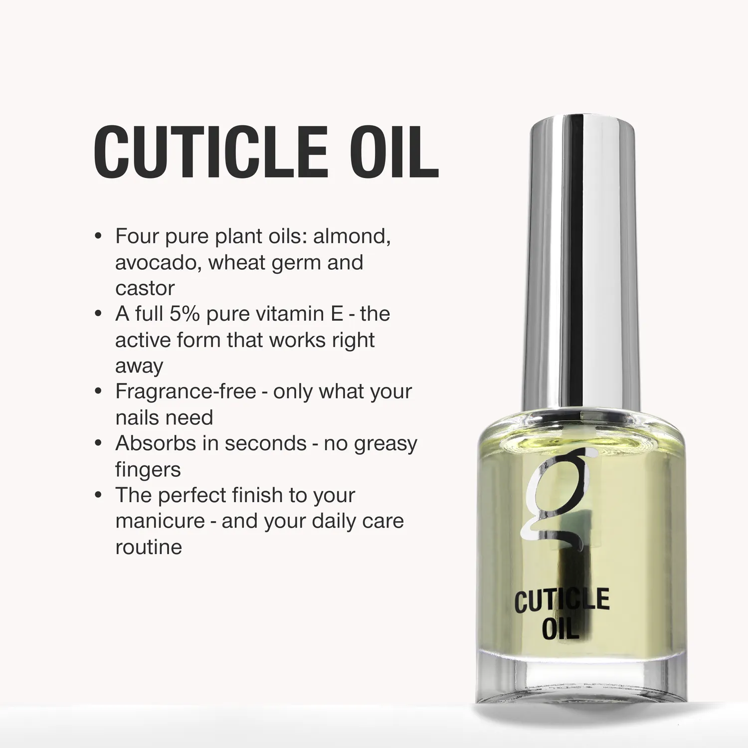 The Gel Collection Cuticle Oil negleolie 10 ml uden parfume