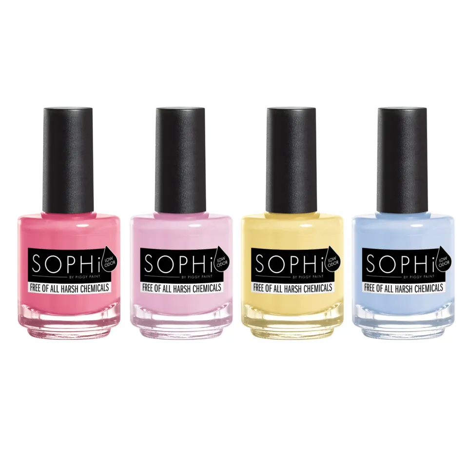 Piggy Paint SOPHi Core Collection neglelak 4x15 ml vandbaseret