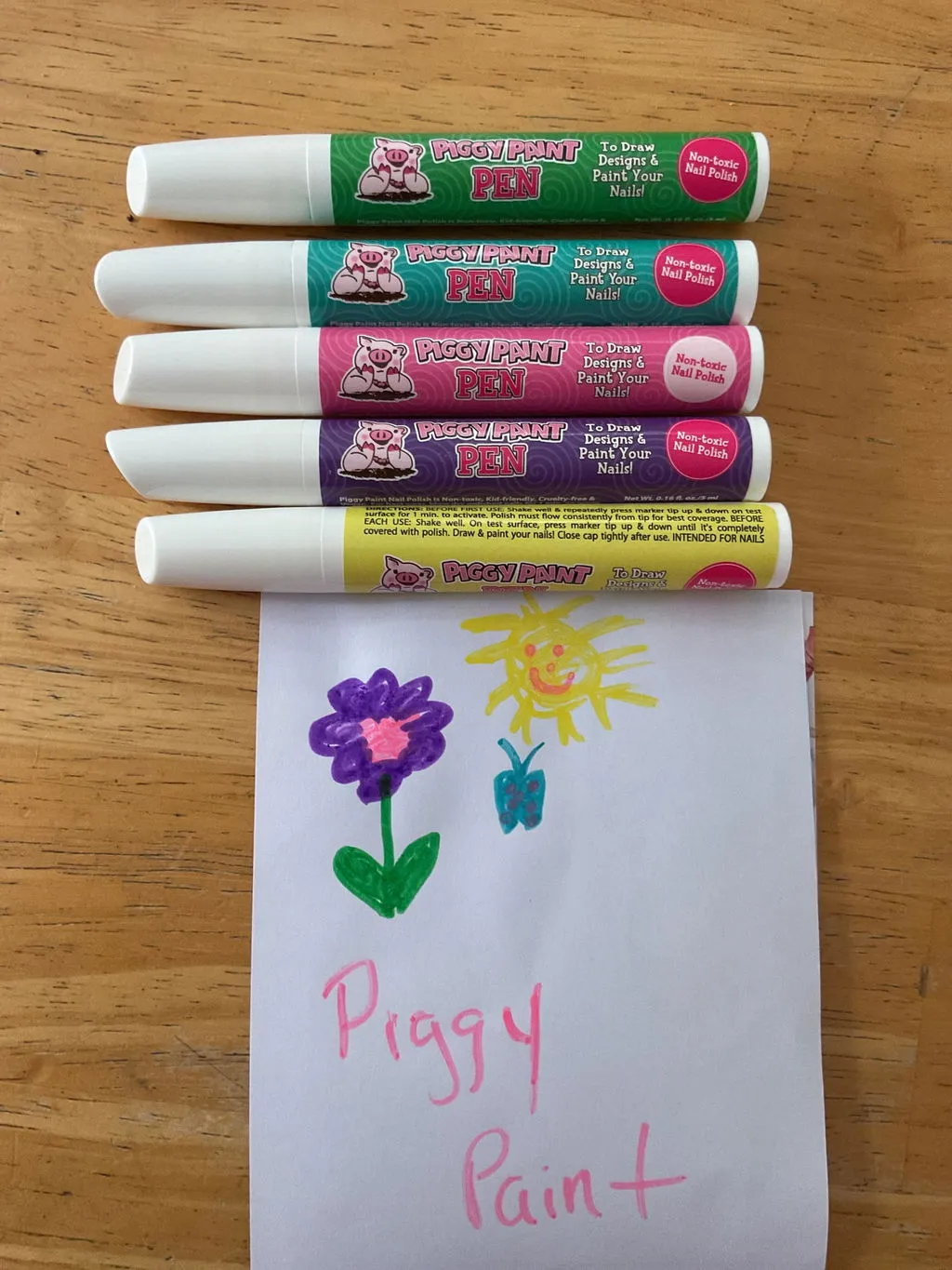 Piggy Paint Piggy Pens Razzle Dazzle neglelakpenne 5-pak