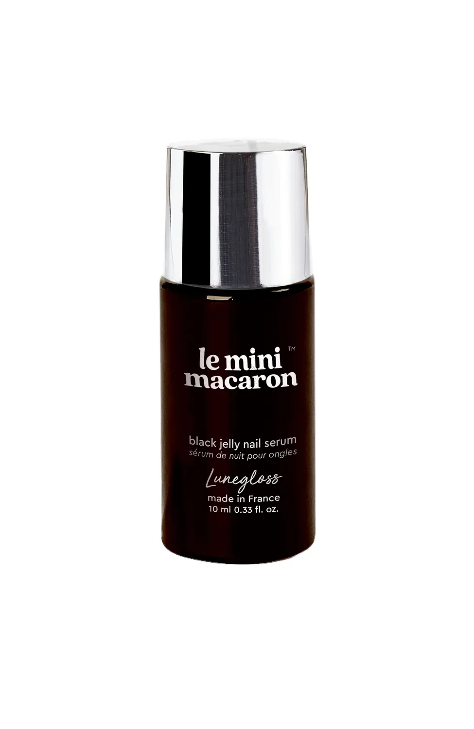 Le Mini Macaron Lunegloss Black Jelly negleserum 10 ml