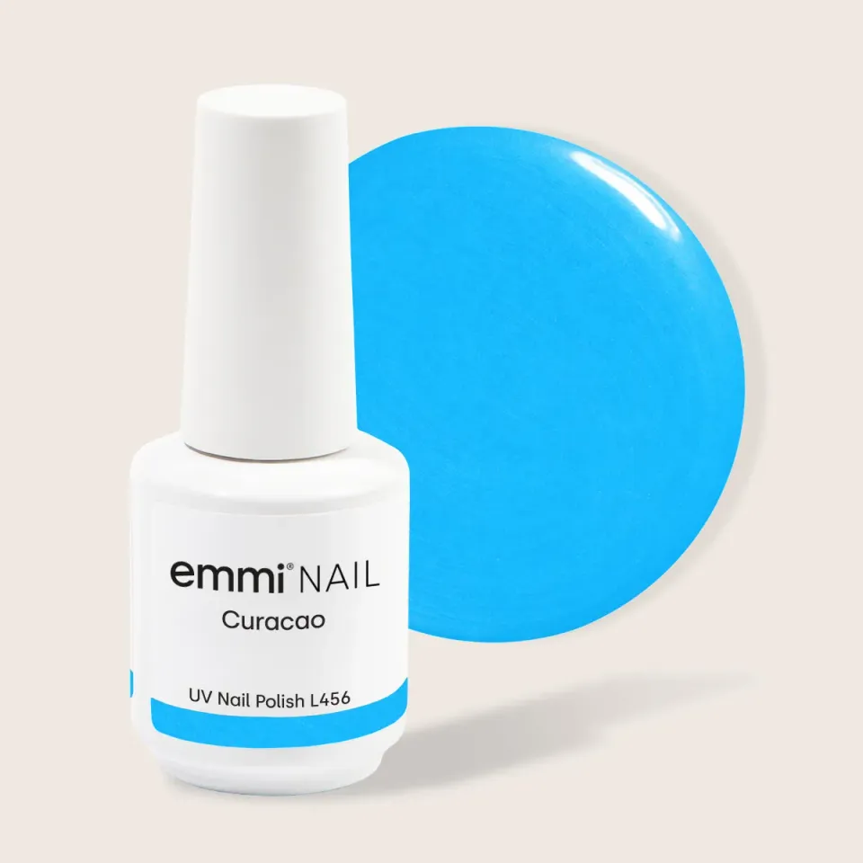 Emmi-Nail Shellac Curacao L456 UV-lak 15ml blå