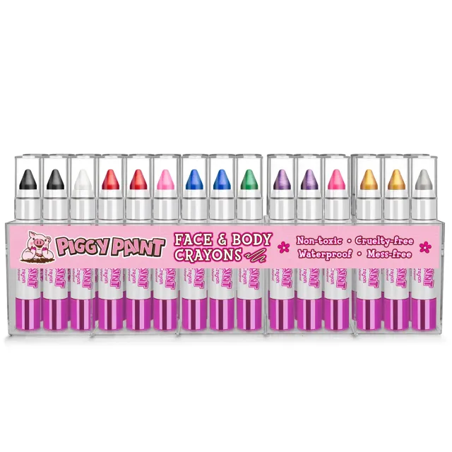Piggy Paint Face Body Crayon display 30 blyanter
