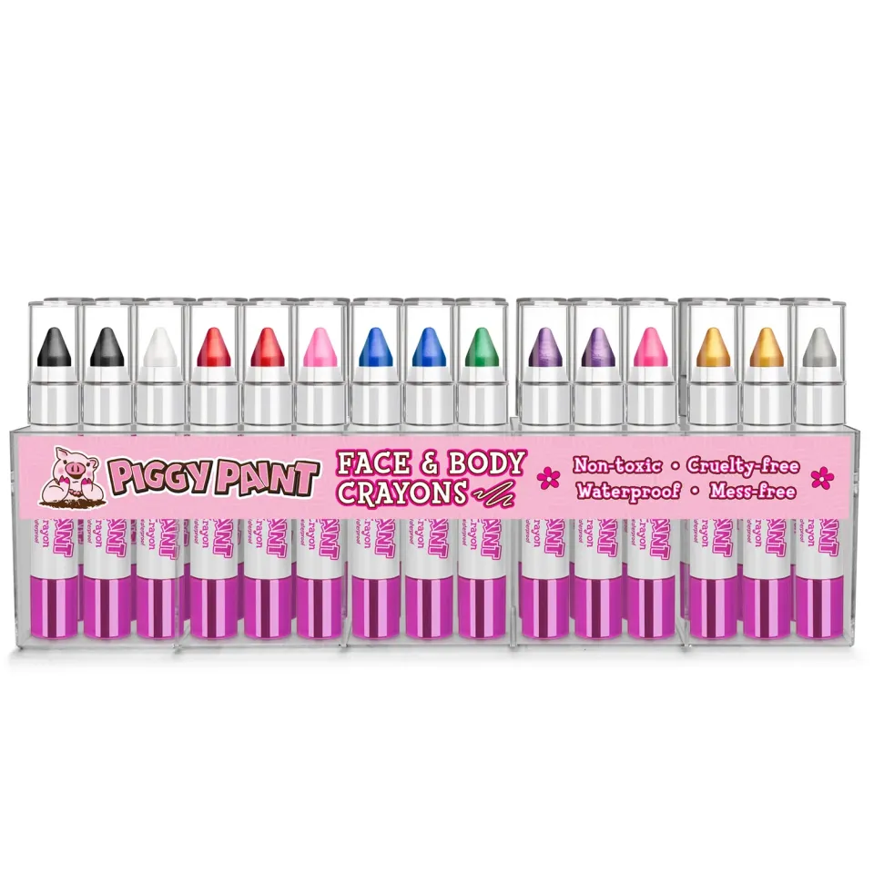 Piggy Paint Face Body Crayon display 30 blyanter