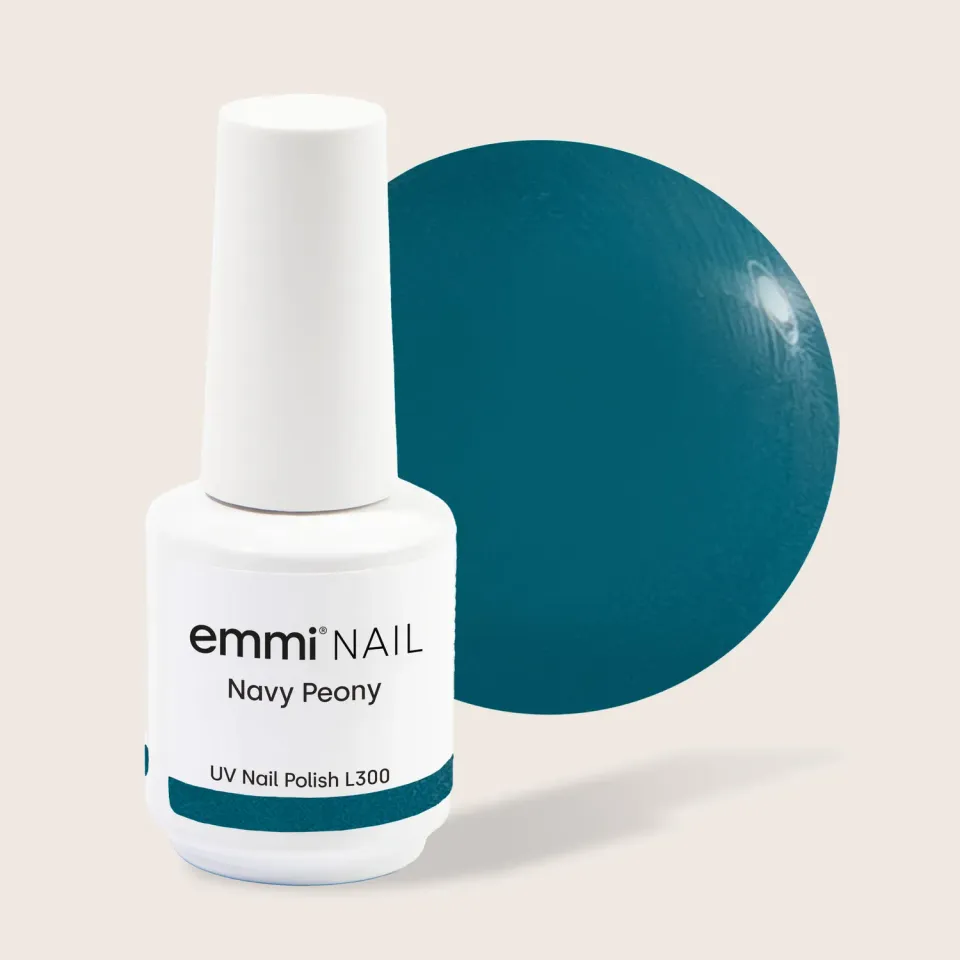 Emmi-Nail Shellac Navy Peony L300 uv-lak 15ml blå