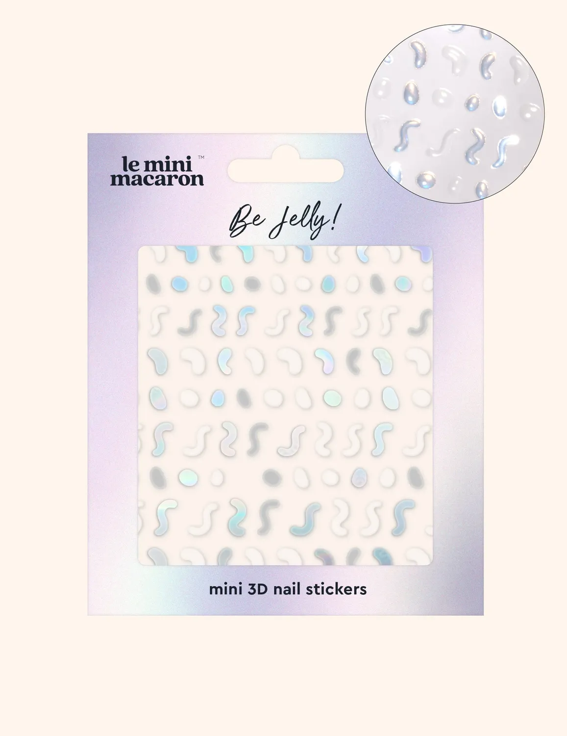 Le Mini Macaron Mini Nail Stickers negleklistermærker 1 ark