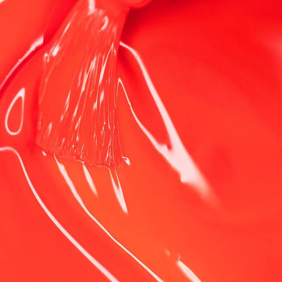 Evolution Gel On-Off geleneglelak Pure Fire intens rød