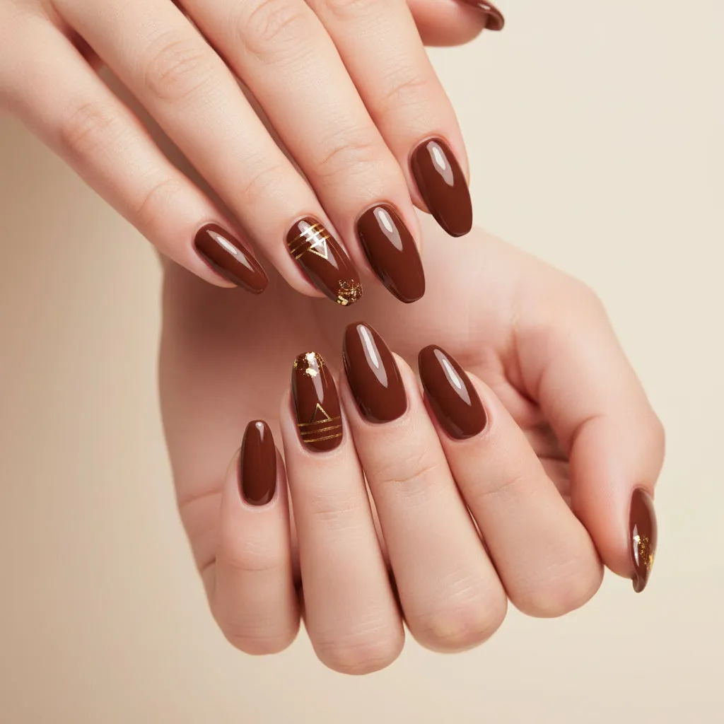 Emmi-Nail Shellac Chocolate Red L574 UV-lak 15 ml