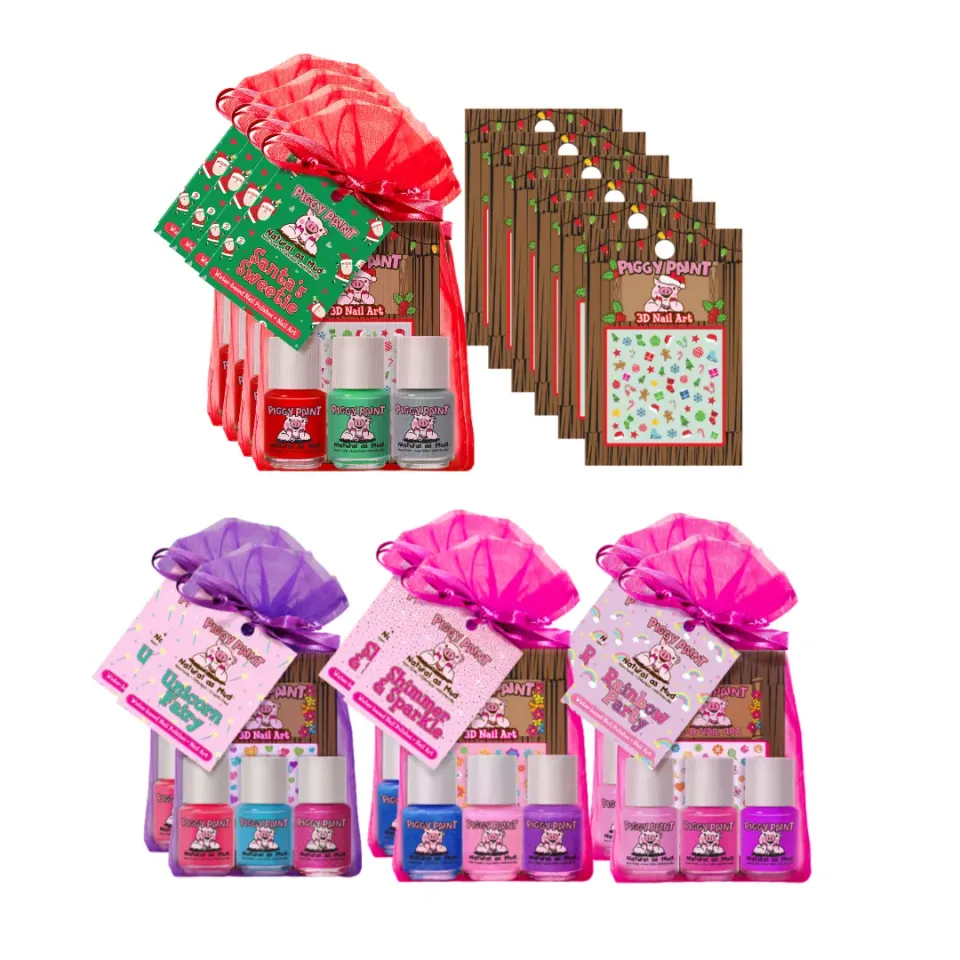 Piggy Paint Merry Manis Gift Set neglelak julesæt 10-pak