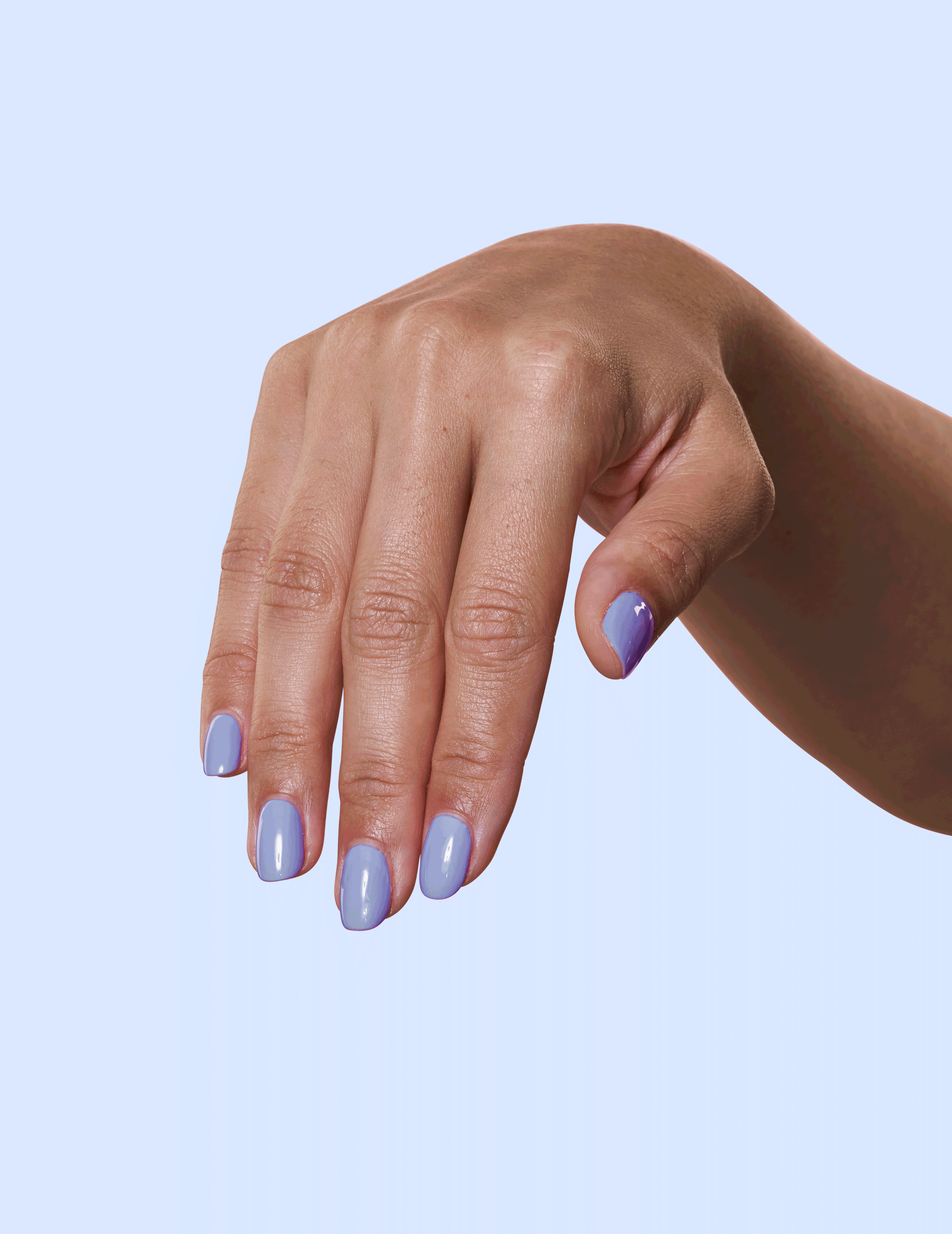 Le Mini Macaron Fleur Bleue gellak 8,5 ml blå pastel