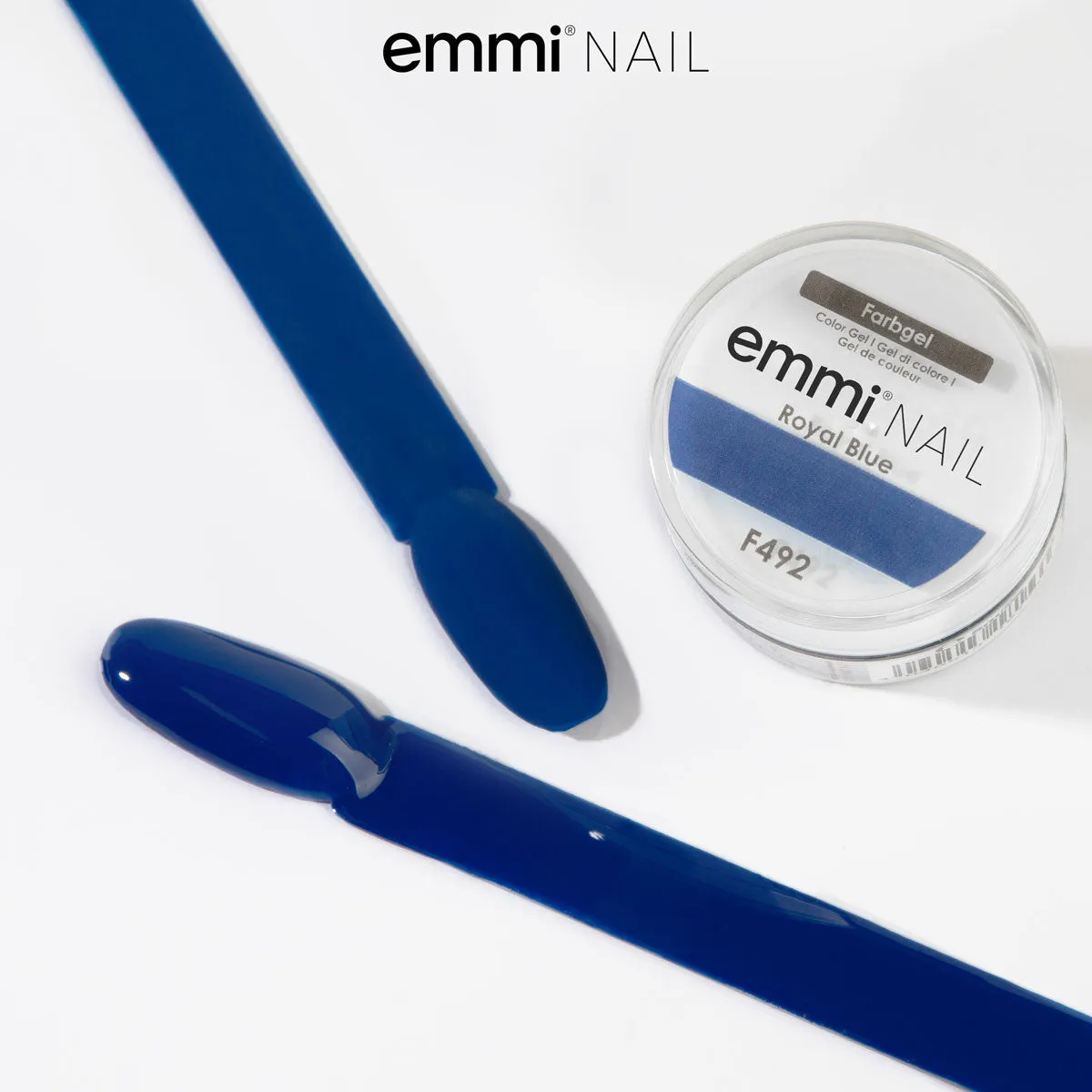Emmi-Nail Farbgel Royal Blue F492 farvegel 5ml kongeblå