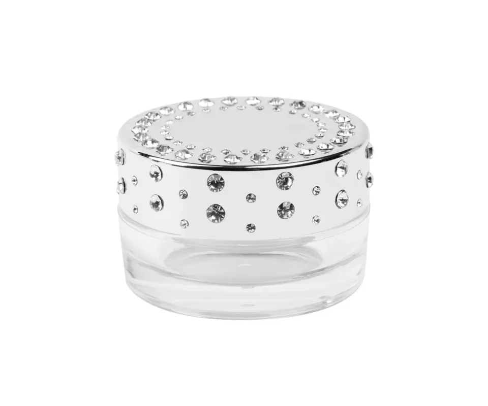 Emmi-Nail gelkrukke 15 ml med sølvstrass