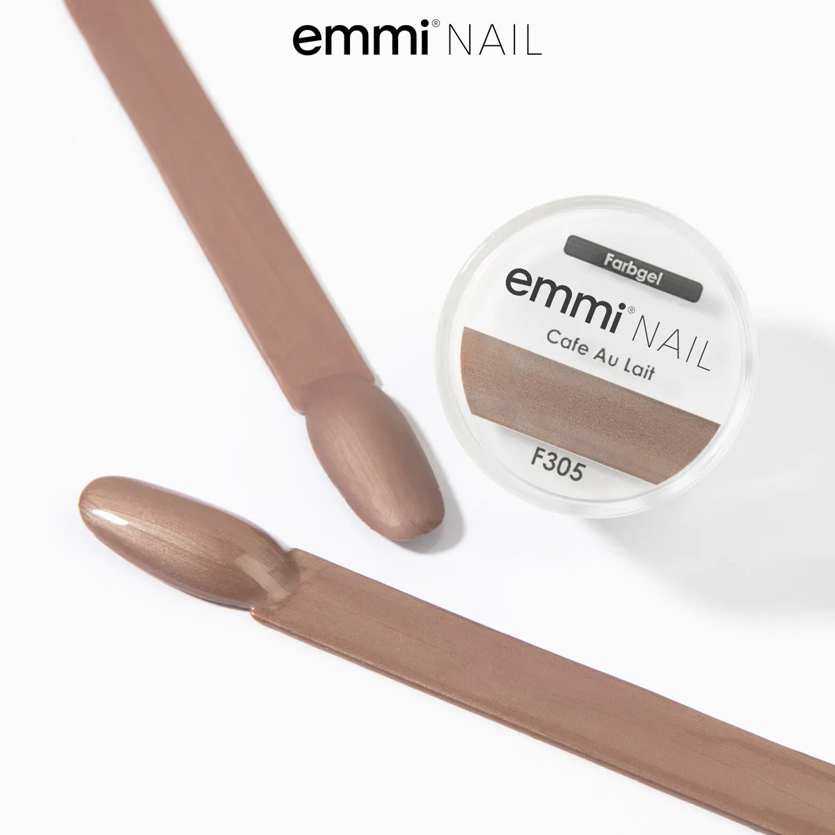 Emmi-Nail Cafe Au Lait F305 farvegel 5 ml chokobrun
