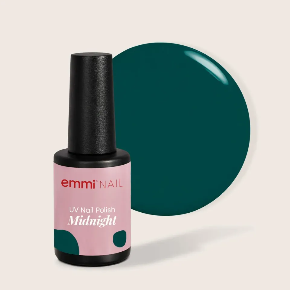 Emmi-Nail Shellac L523 UV-lak Midnight 8 ml mørkegrøn