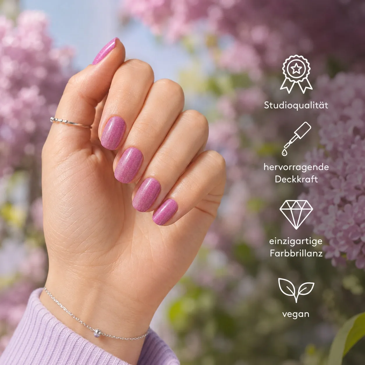 Emmi-Nail Crocus Glam F127 farvegel 5 ml glitter