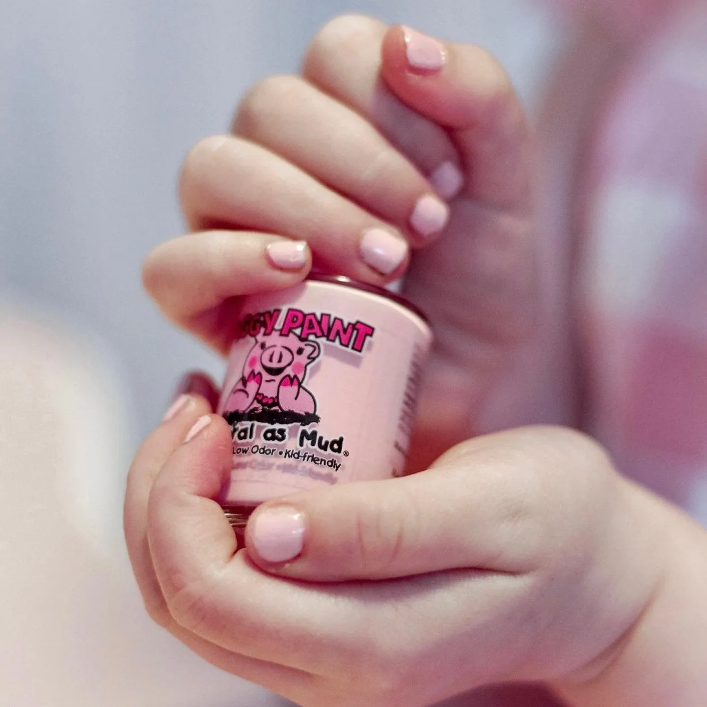 Piggy Paint Muddles the Pig neglelak 15 ml mat pastel pink