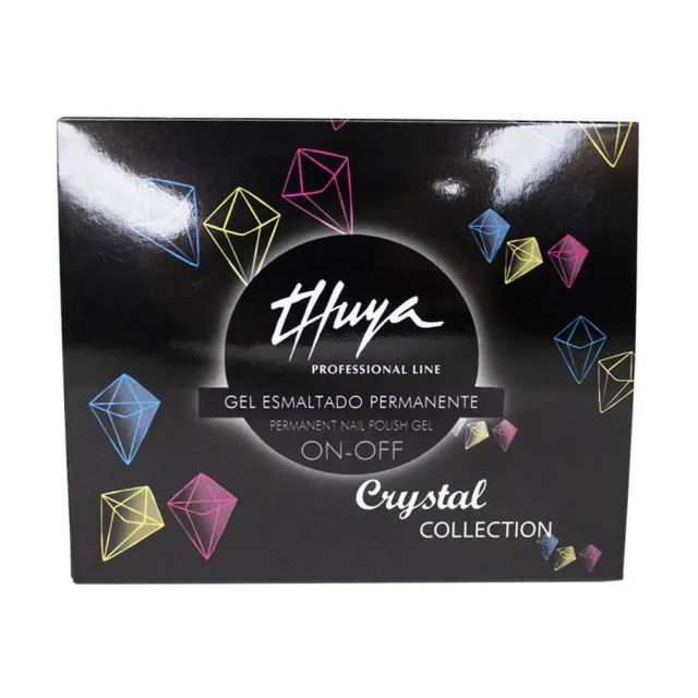 Evolution Gel On-Off Crystal gellak sæt 3 stk transparent