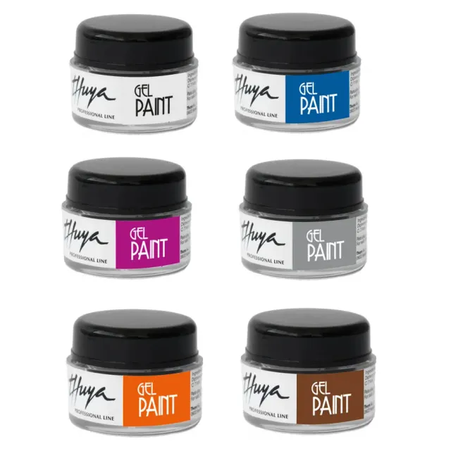 Evolution Gel Gel Paint Kit Model A gelmaling 6 farver nail art