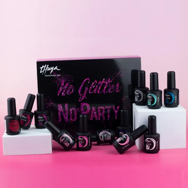 Evolution Gel B-Color No Glitter No Party gelsæt glitter