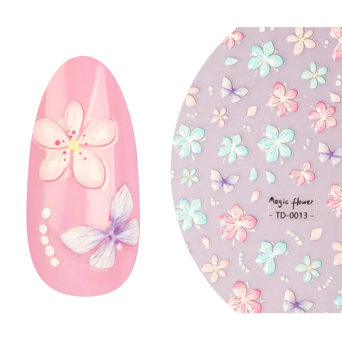 Emmi-Nail 5D Soft Gel Flower negleklistermærker