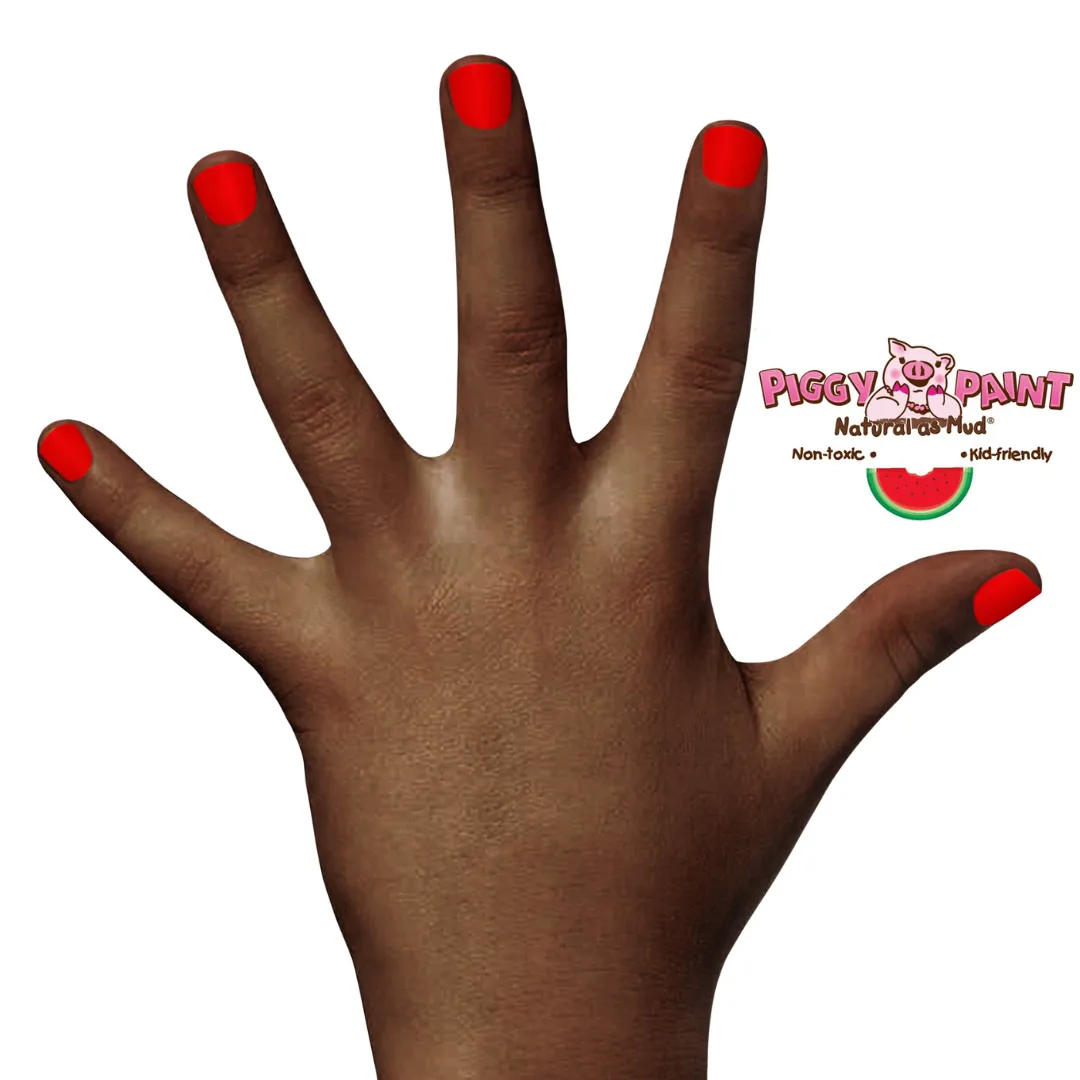 Piggy Paint Wacky Watermelon rød neglelak 7,4 ml vandbaseret